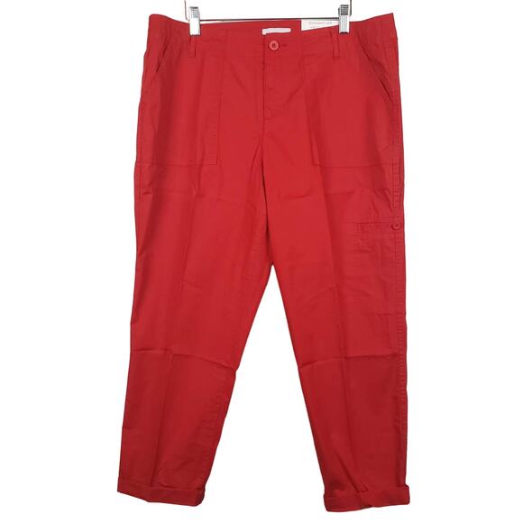 NEW! Liz Claiborne Straight Leg Crop Pants - 12 - Picture 2 of 5